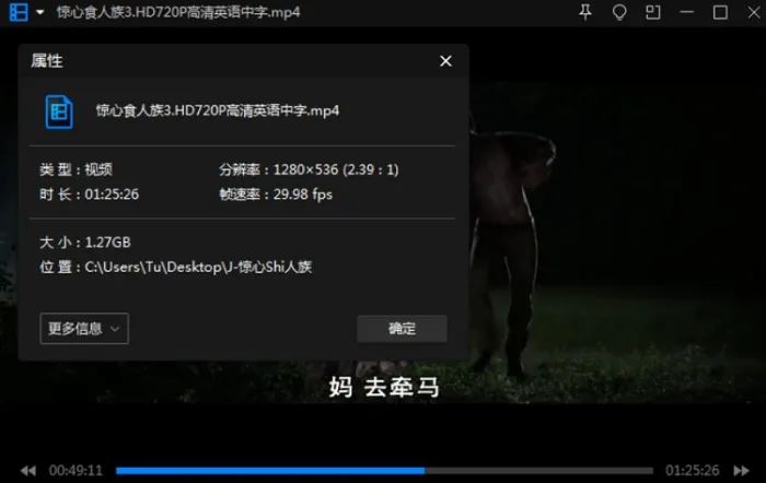 英语中字恐怖电影