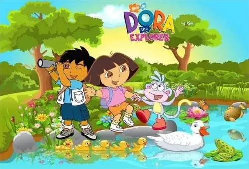 Dora the Explorer English learning materials