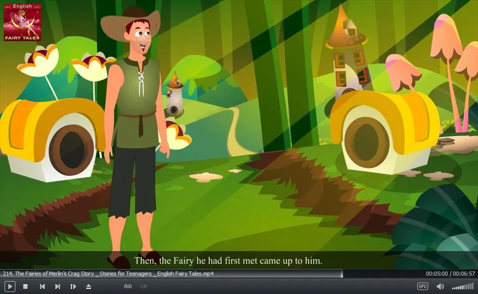 Children's English learning animation