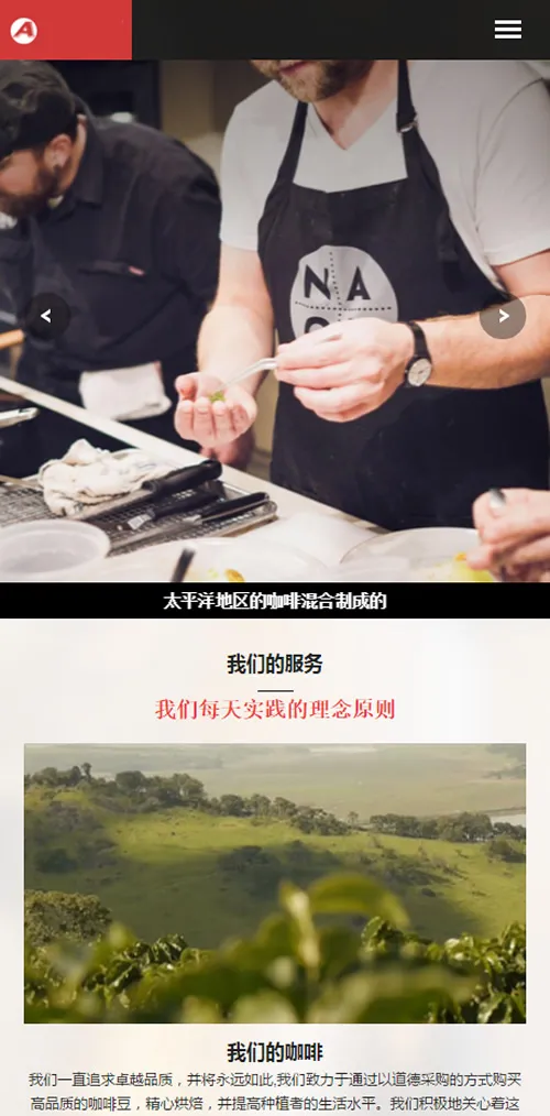 茶饮品牌网站模板