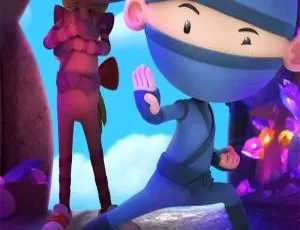 哈啰忍者 Hello Ninja 英文版 儿童早教英语动画 第一季全10集中英双语字幕-蓝海网