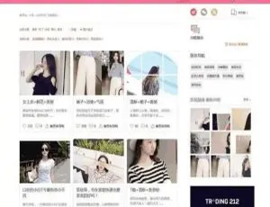 粉色大气视觉淘宝客网站DiscuzX3.4主题 商城系统建站模板