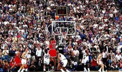 Michael Jordan last shot