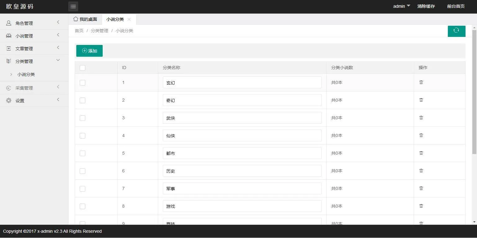 ThinkPHP5.0建站系统