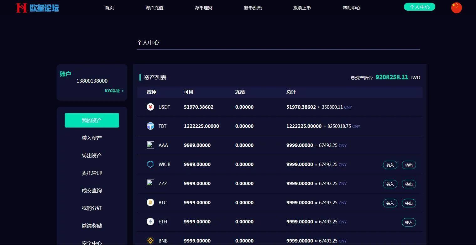 C229理财金融源码