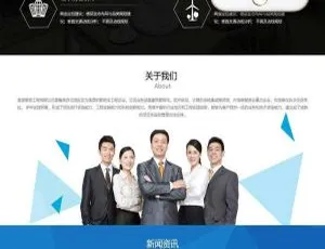 建筑智能化软件系统研发公司网站模板 手机自适应版