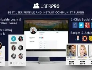 UserPro 4.9.40中文汉化版：社区与用户配置多功能WordPress插件-蓝海网