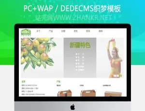 食品红枣包装礼盒类网站模板 - 织梦专业设计-蓝海网