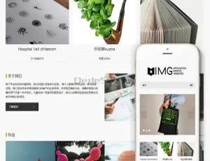 自适应响应式高端摄影相册杂志网站模板 DedeCMS