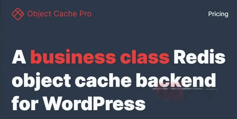 Redis Cache Pro插件