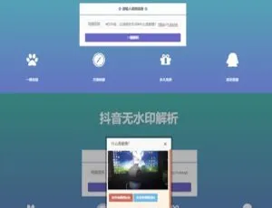 抖音视频去水印PHP源码工具-蓝海网