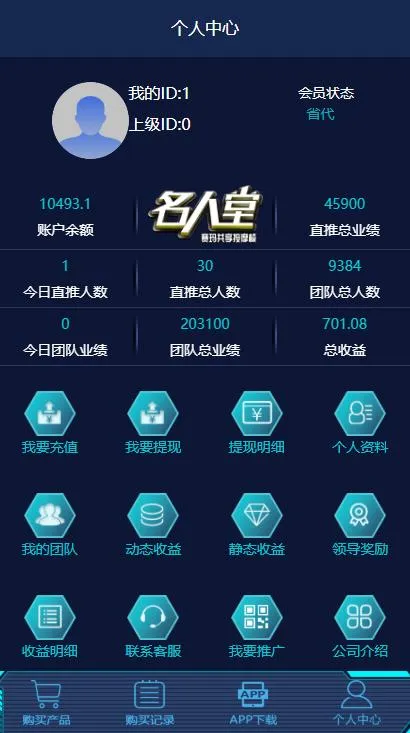 分销返利系统