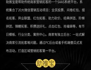 助推宝v1.1.52 全民拼团+10秒挑战+商家分销插件+广告词检测+费率分组+聚合首页+支付插件