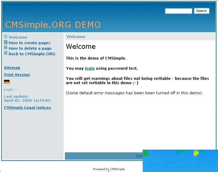 CMSimple建站系统