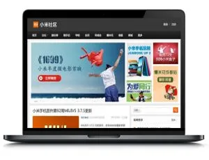 精仿小米社区风格简约大气WordPress主题模板-蓝海网