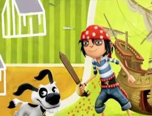 快乐的达文西小镇 The Pirate Next Door 中文版全50集 儿童早教益智动画-蓝海网
