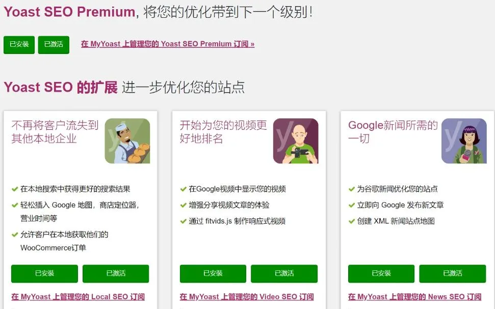 Yoast SEO Premium中文版