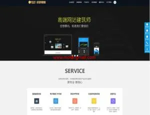 高端IT设计企业网站模板-DedeCMS专业建站源码-蓝海网