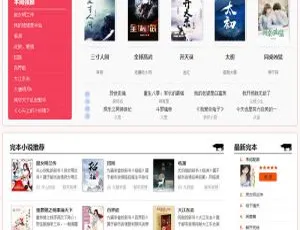 2020粉色烂漫ThinkPHP响应式自动采集小说网站源码 带手机版