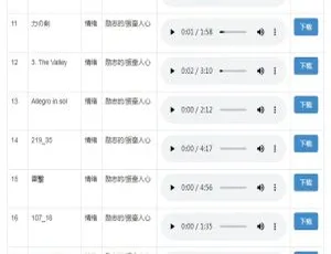 音乐音效高潮片段合集