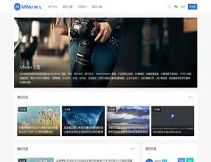 WordPress新闻自媒体主题MNews 2.4 - 响应式多功能博客模板-蓝海网