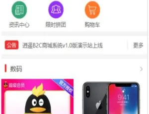 逍遥B2C商城系统二次开发版-拼团秒杀折扣功能源码 可商用