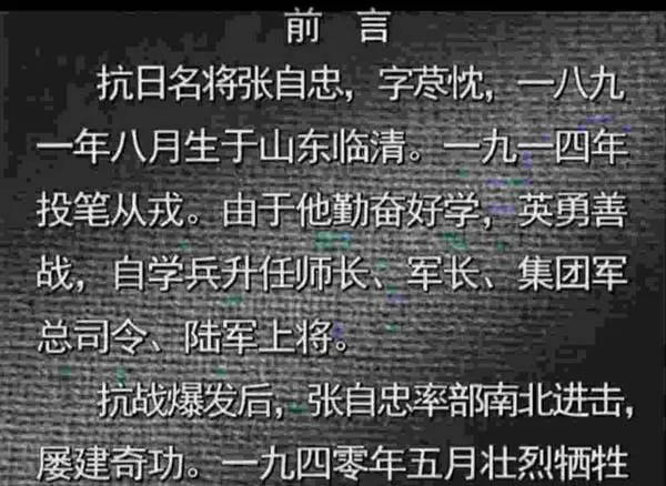 张自忠将军电视剧