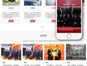 织梦DedeCMS响应式财富管理公司网站模板-手机移动端自适应-蓝海网