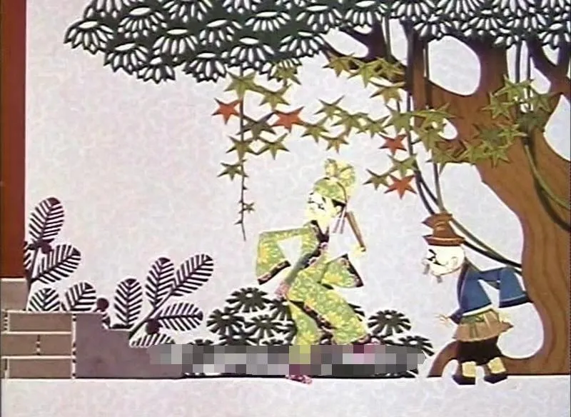 剪纸动画张飞审瓜