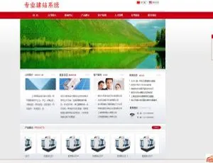 网展中英双语企业建站系统 绿色极简风v10.3-蓝海网