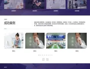 响应式人力资源咨询管理网站模板-自适应手机端PC/WAP高效SEO优化