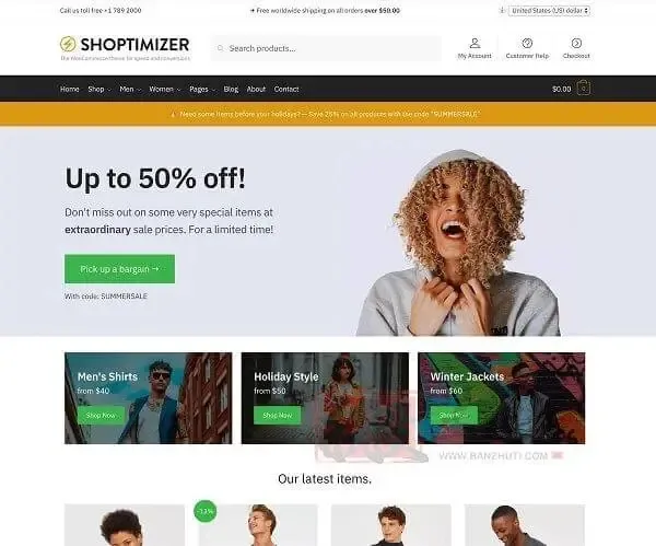 Shoptimizer主题