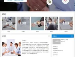 手机版数据同步会计公司注册律师公证网站模板 蓝色财务会计类企业官网建设-蓝海网