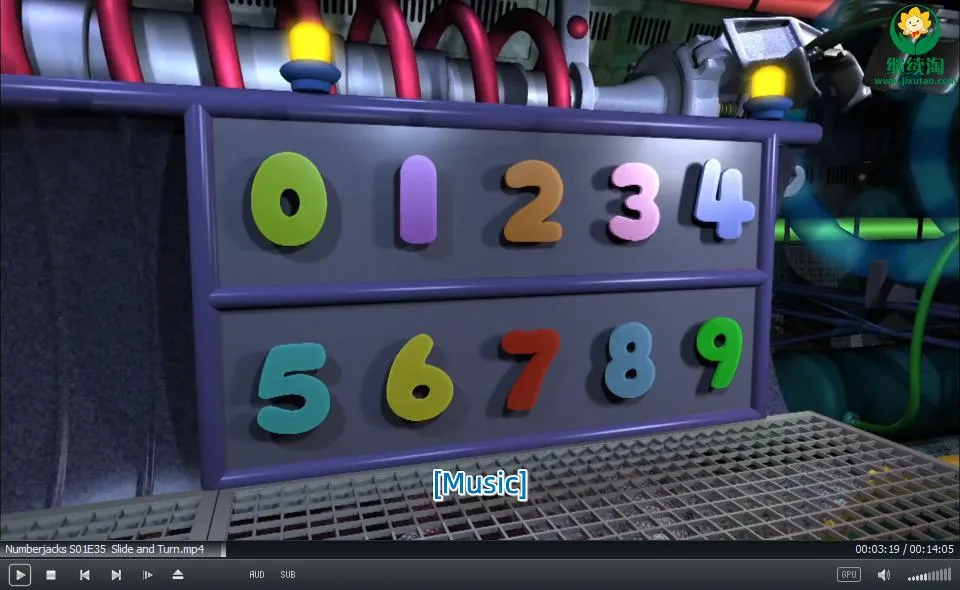 Numberjacks数学英语动画