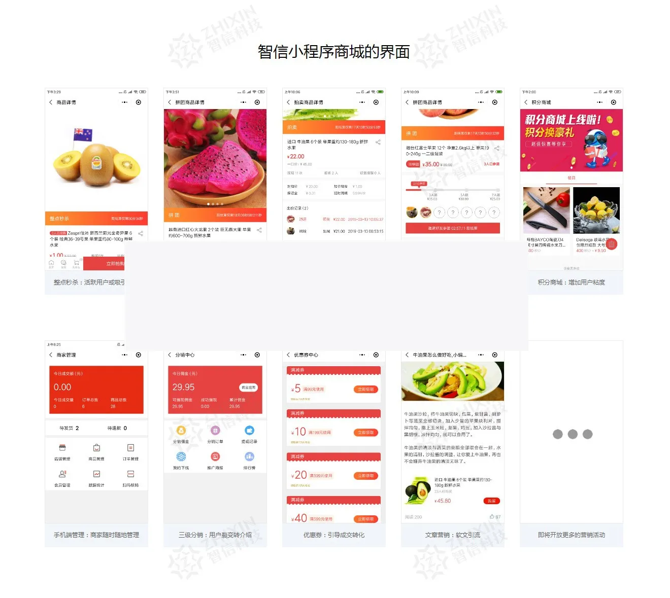 拼团拍卖分销系统