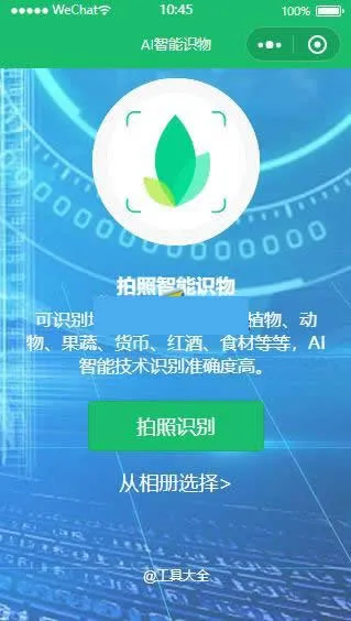 拍照识别万物