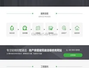 织梦dedecms地产建筑工程公司网站模板 手机移动端自适应公安派出所门户网站管理系统 宽屏版2022