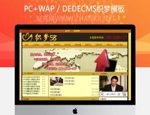 金融理财网站模板-织梦建站系统-蓝海网