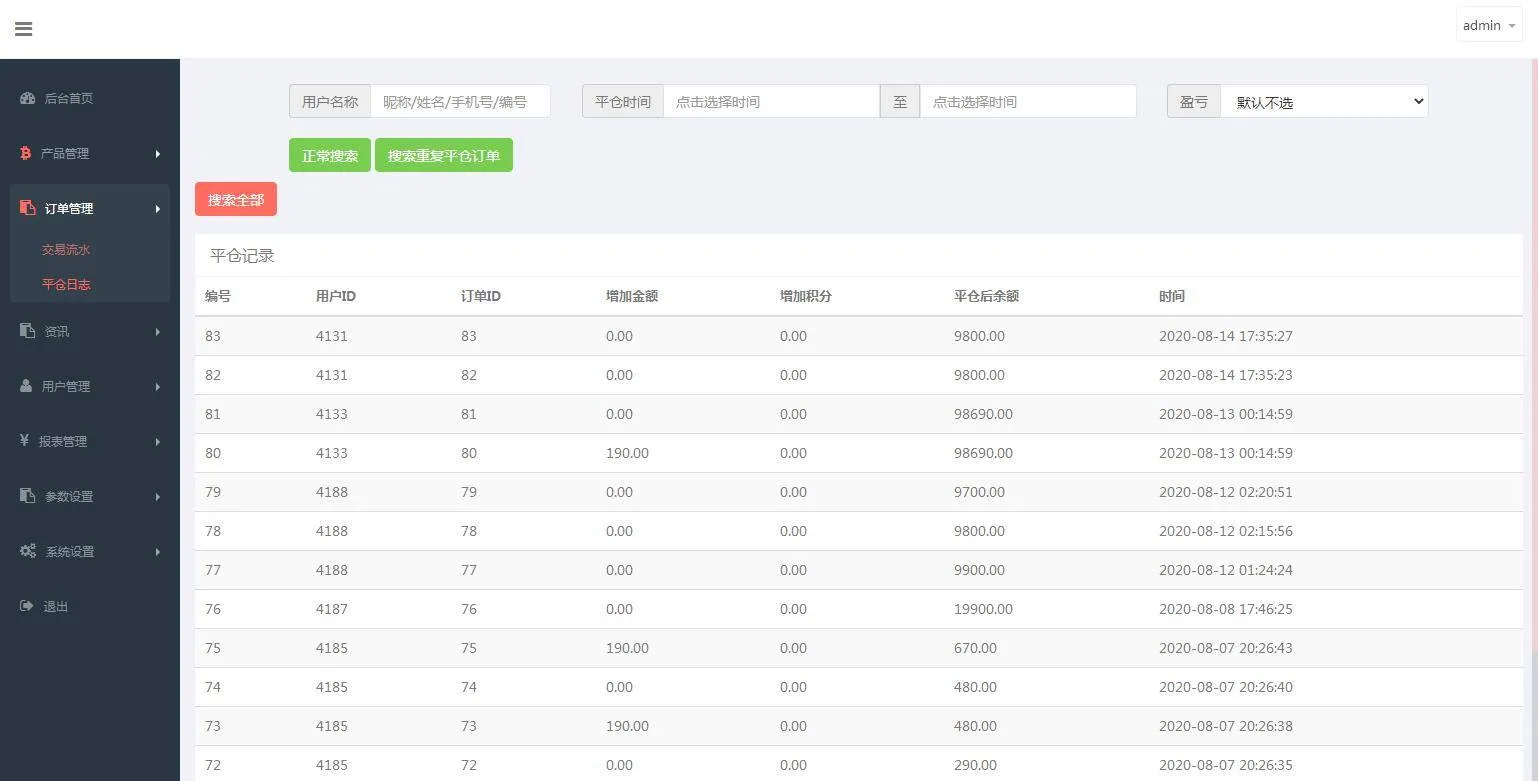 PHP股票系统源码