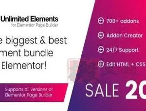Elementor Pro Unlimited Elements 高级扩展插件中文版-蓝海网