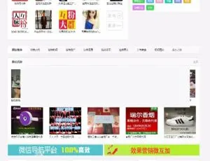 微商代理货源展示网站源码 微信公众号二维码导航系统 手机版+在线支付功能-蓝海网