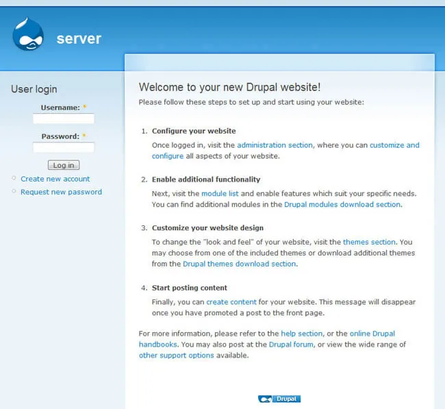 Drupal 9.2.1开源CMS