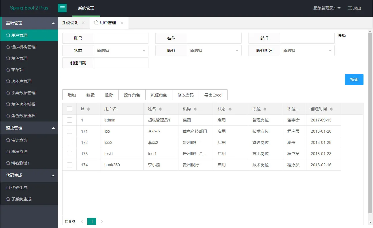 RBAC权限模型