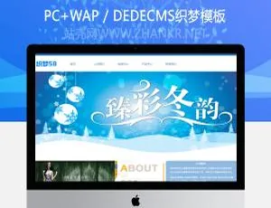 服装产品展示网站织梦模板-蓝海网