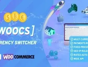 WOOCS WooCommerce货币切换器中文版：多国货币支付 WordPress插件 v2.3.4.3-蓝海网