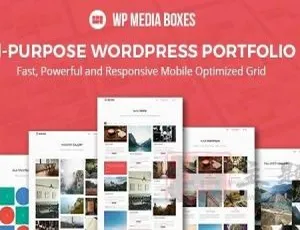 WP Media Boxes Portfolio 1.5.2 专业版 | 自定义网格设计组合 WordPress插件-蓝海网