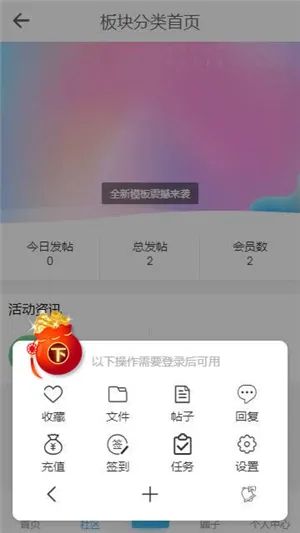 响应式论坛模板