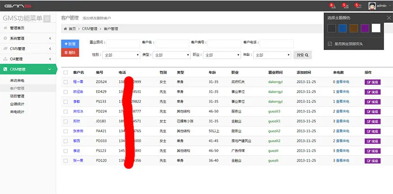 通用管理系统架构