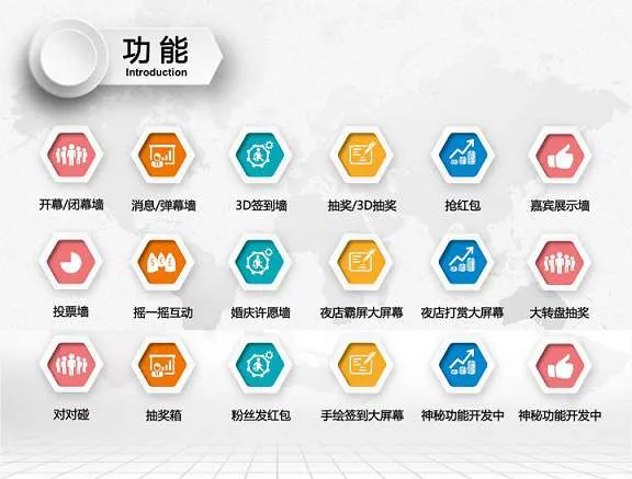 3D签到广告墙定制