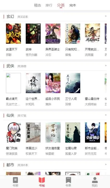 全功能小说站系统